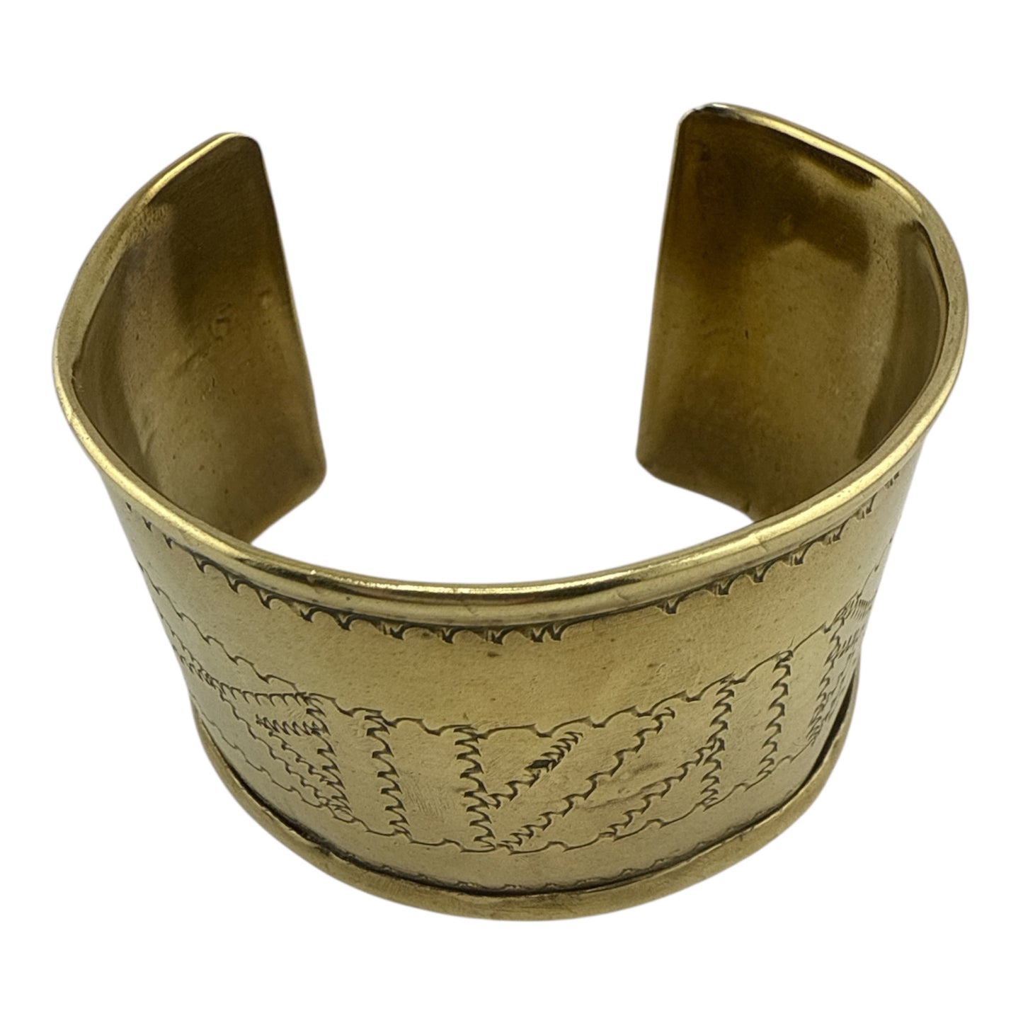 African Bronze Cuff Bangle Bracelet