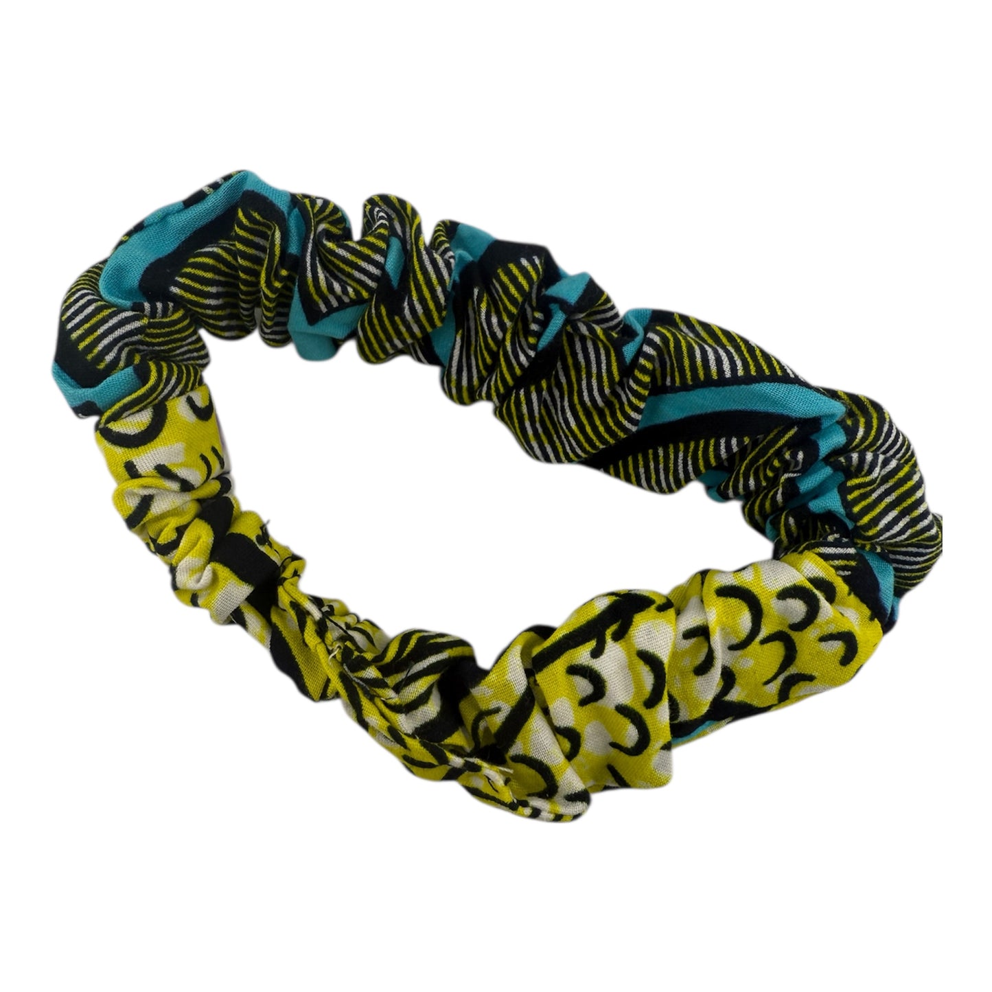 African Patchwork Patterned Scrunchie