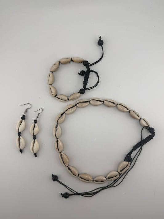 Cowrie Shell Jewelry Set