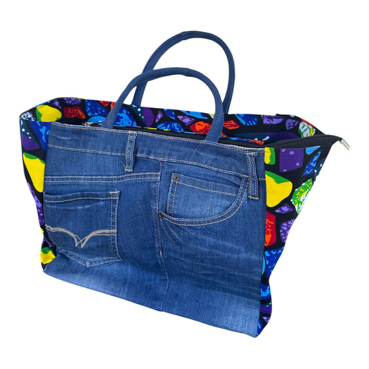 Jean Ankara Print Bag