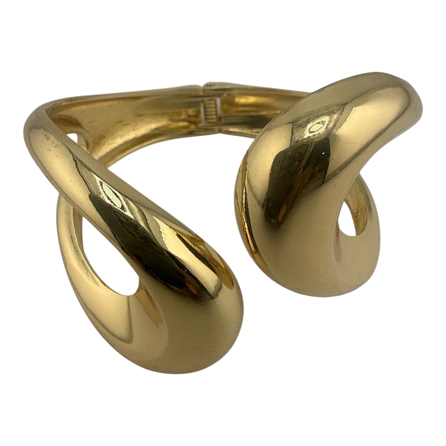 Gold Open-Front Statement Cuff