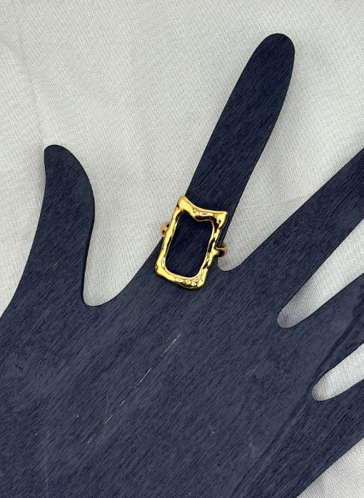 Gold Frame Ring