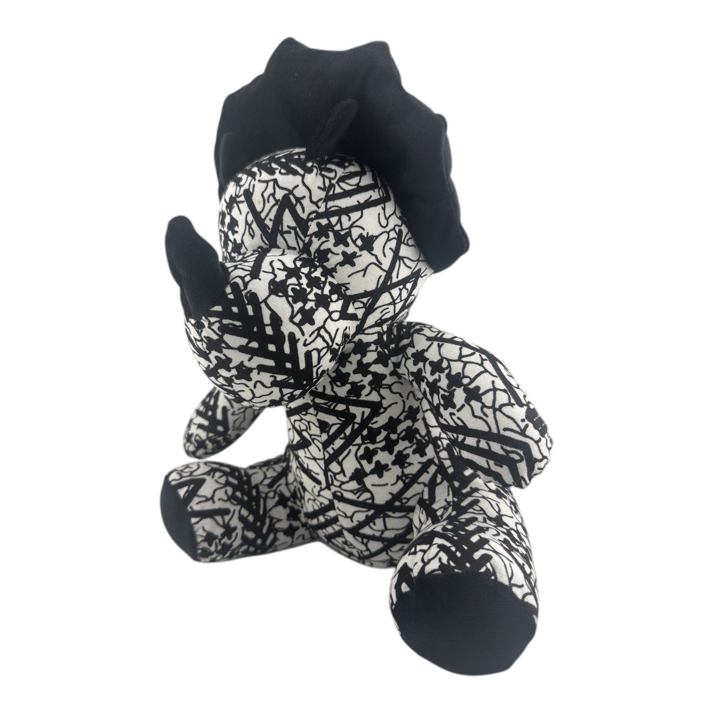 African Print Rhino Stuffed Animal