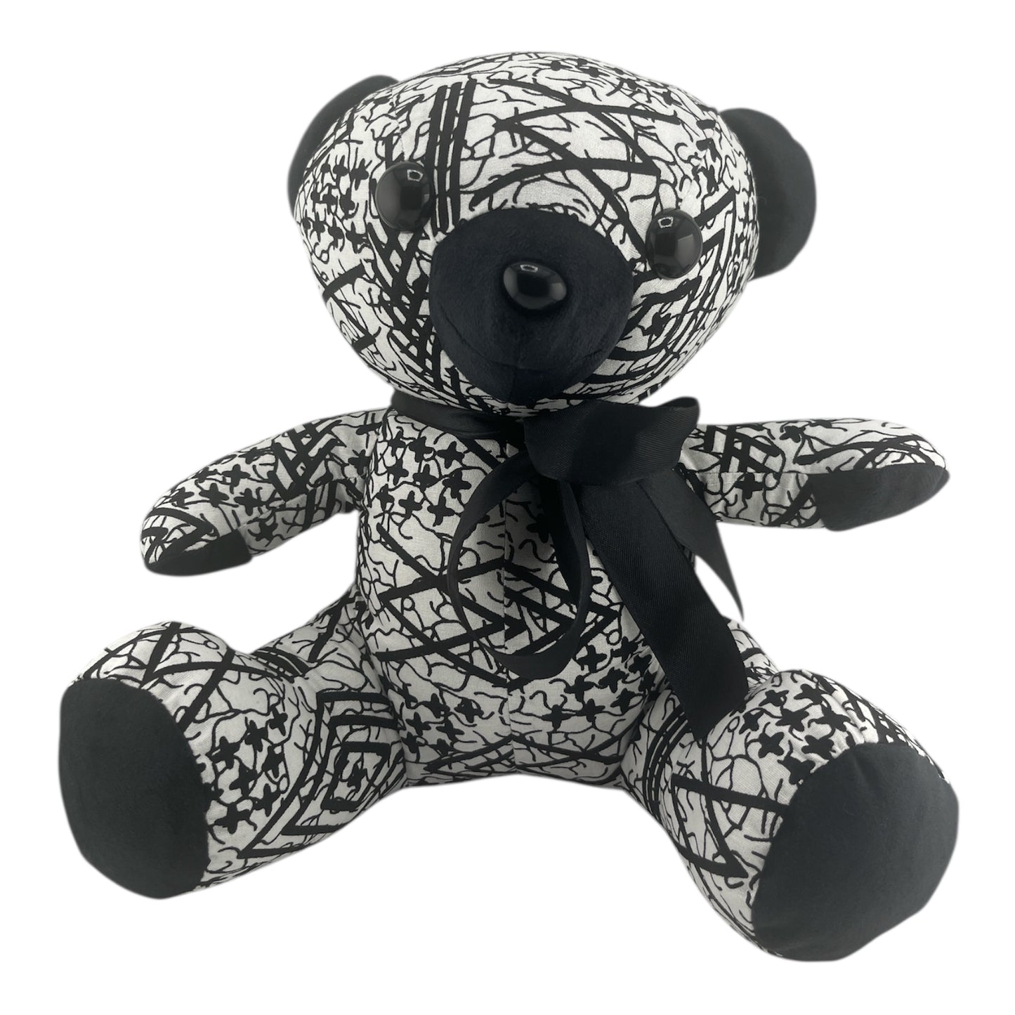 African Print Teddy Bear Stuffed Animal