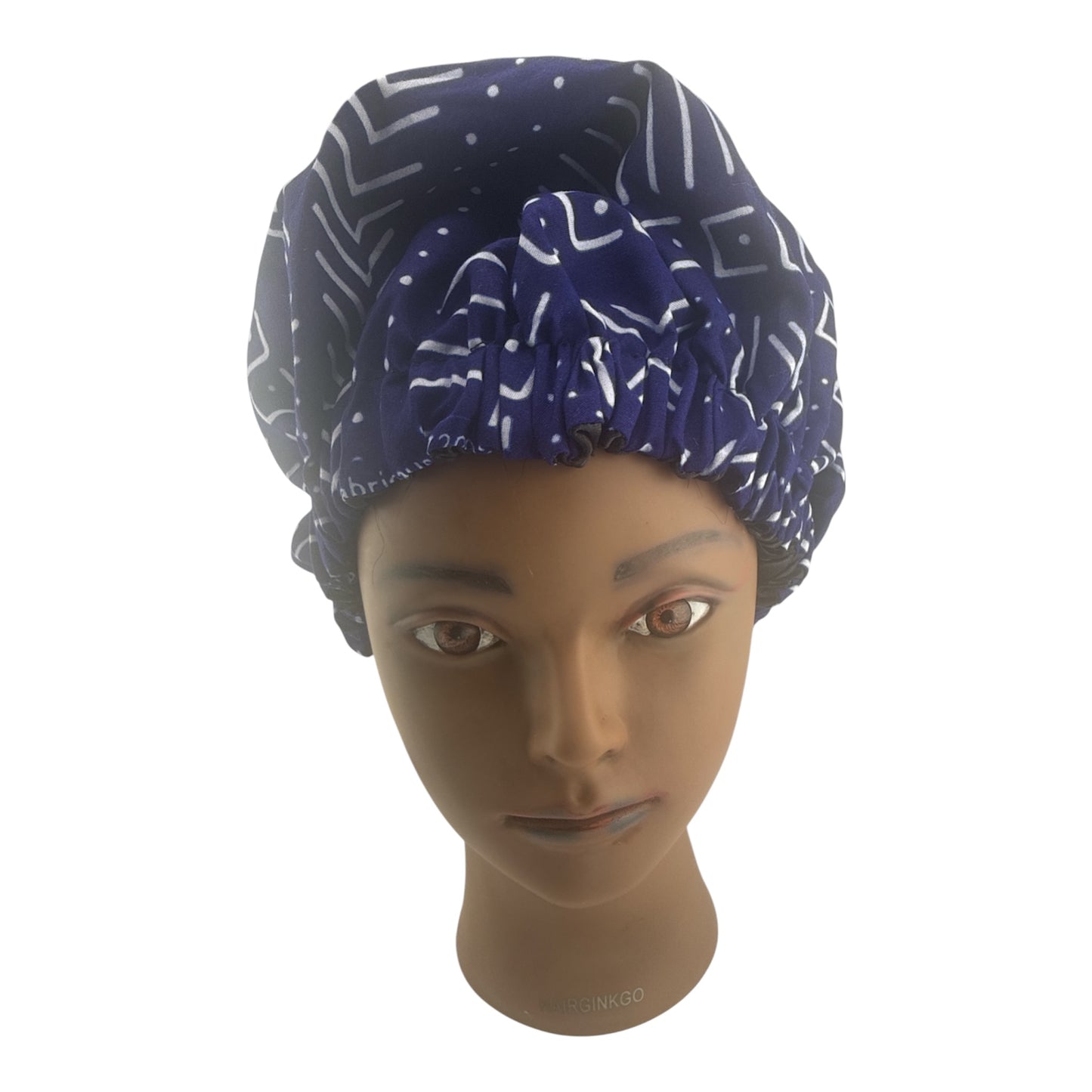 African Print Satin Bonnets