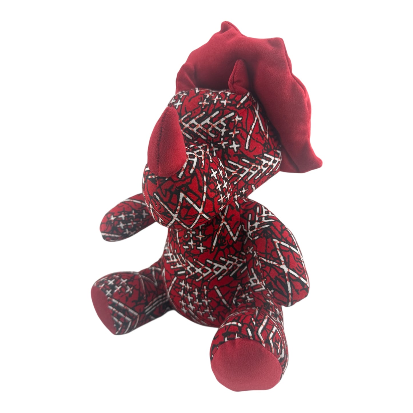 African Print Rhino Stuffed Animal